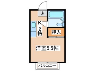 美樹ハイツの物件間取画像